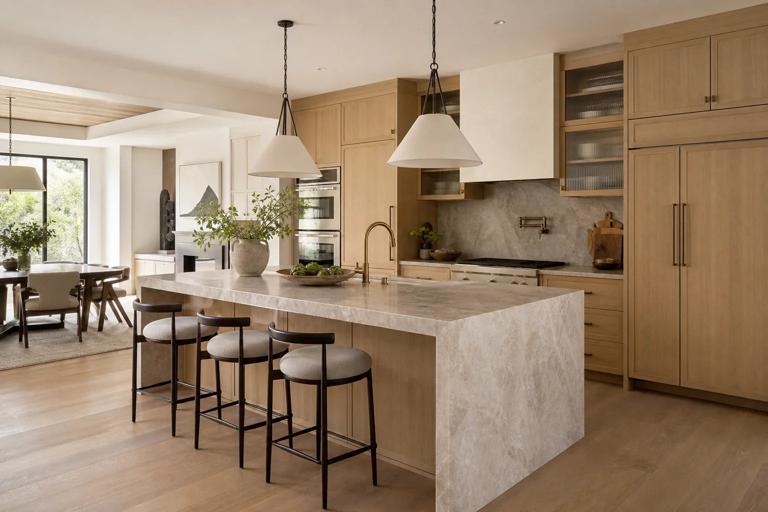 Editorial inspiration for modern luxury kitchen designs in a high-end home
